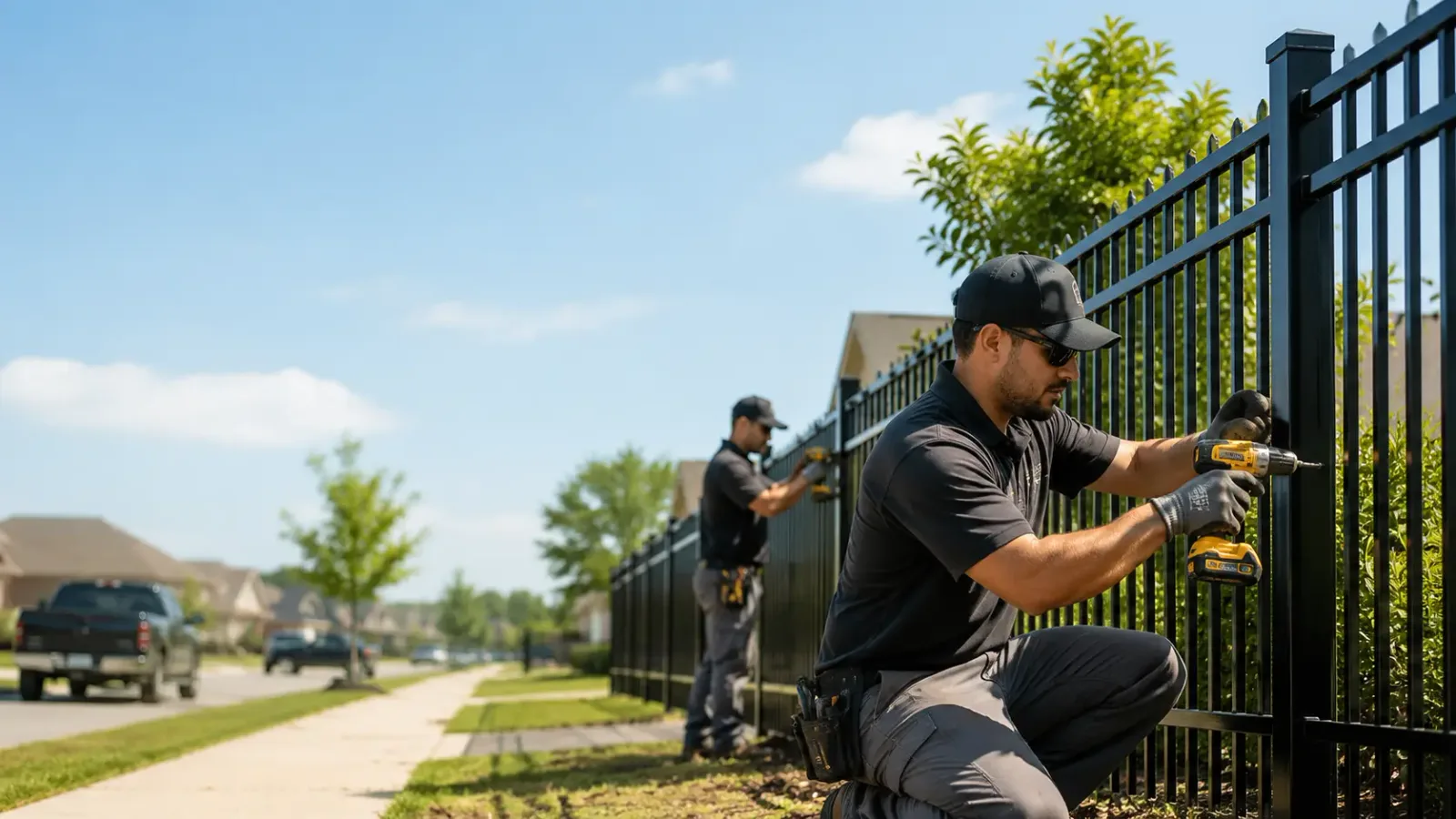 Metal Fence Installation in South Branch, MI